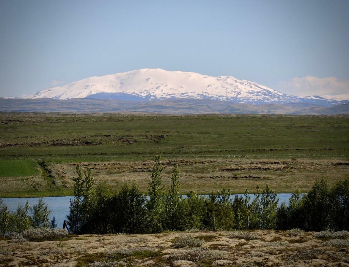 Hilltop Cabin Hekla - Golden Circle - Geysir - Mountain View Reykholt  Exterior photo